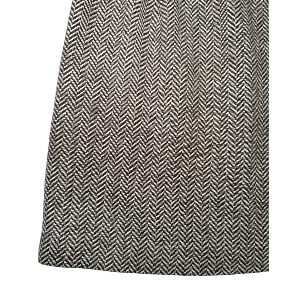 Vineyard Vines Herringbone wool blend‎ A-Line preppy Mini Skirt Women's Size 10